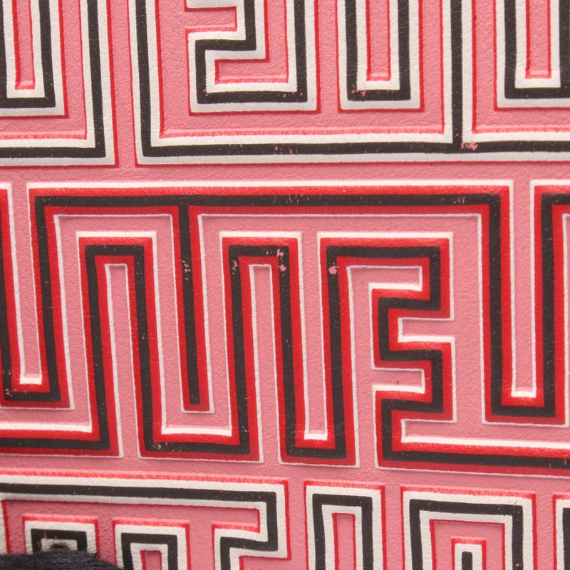 Loewe Round Wallet MAZE Square Zip Wallet 130.30m88 Pink Leather Maze Square