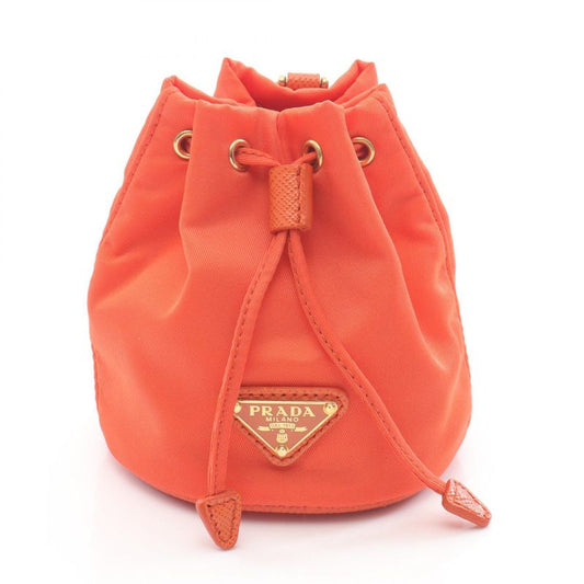Prada Charm Re-nylon 1tt2022dmkf0s2g Orange Nylon Charm Ladies