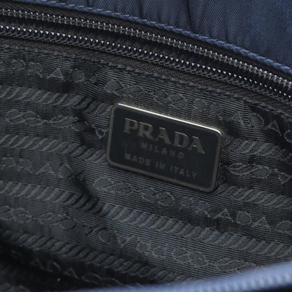 Prada Tote Bag Tessuto Sport B8926 Navy Nylon Triangle Logo Shoulder Bag Ladies