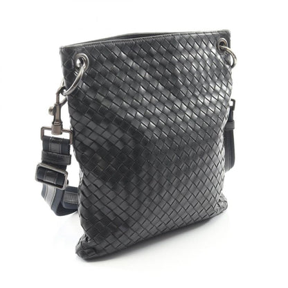 Bottega Veneta Shoulder Bag Intrecciato Small Messenger Bag 276357 Black