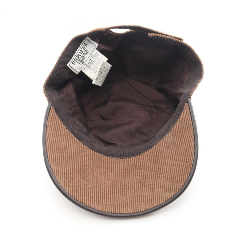 Hermes Cap H Embroidery Other Cap Ladies Used A