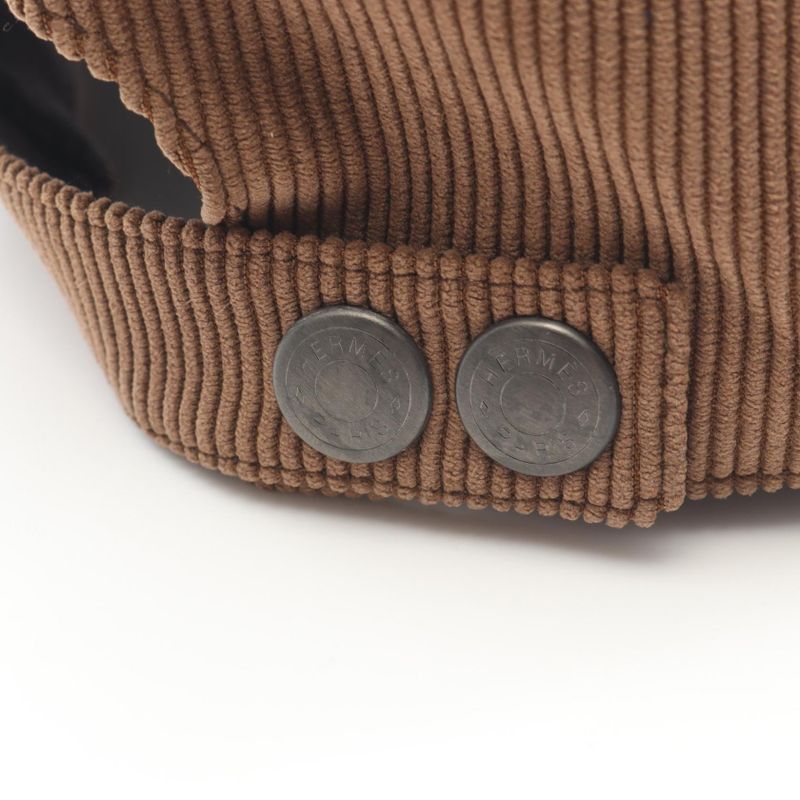 Hermes Cap H Embroidery Other Cap Ladies Used A