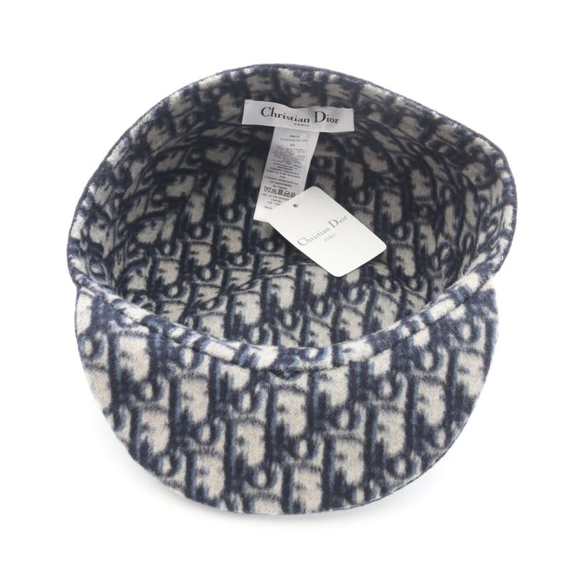 Dior Cap Oblique Wool Silk