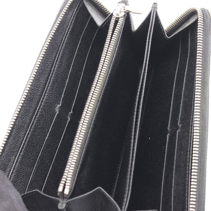 Louis Vuitton Round Long Wallet Zippy Wallet M6007n Noir Black Leather Zippy