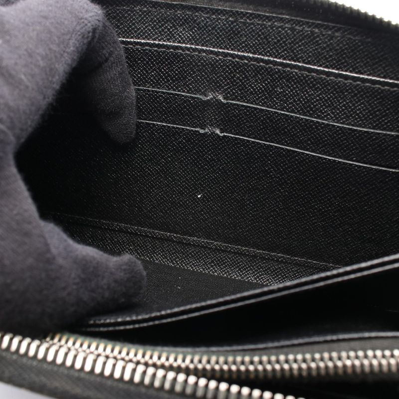 Louis Vuitton Round Long Wallet Zippy Wallet M6007n Noir Black Leather Zippy