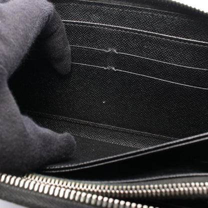 Louis Vuitton Round Long Wallet Zippy Wallet M6007n Noir Black Leather Zippy