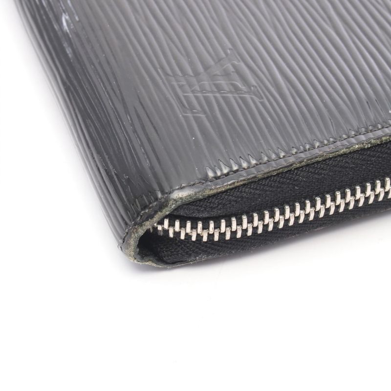 Louis Vuitton Round Long Wallet Zippy Wallet M6007n Noir Black Leather Zippy