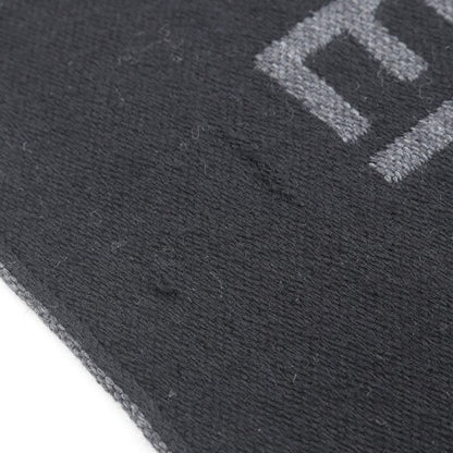 Fendi Muffler FF Pattern Wool Silk Muffler Unisex Used A