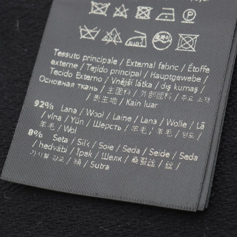 Fendi Muffler FF Pattern Wool Silk Muffler Unisex Used A