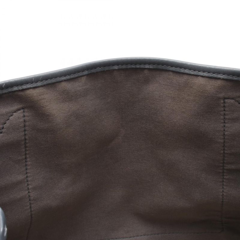 Balenciaga Tote Bag NAVY Cabas S Navy Cabas 339933 Natural Gray Canvas Leather