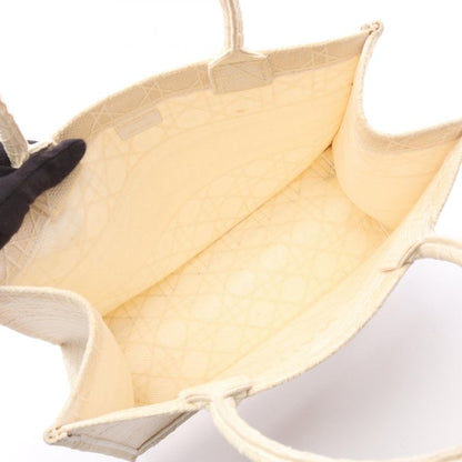 Christian Dior Tote Bag BOOK TOTE Medium White Canvas Book Tote Medium Ladies