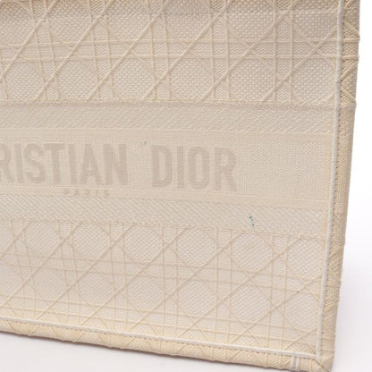 Christian Dior Tote Bag BOOK TOTE Medium White Canvas Book Tote Medium Ladies