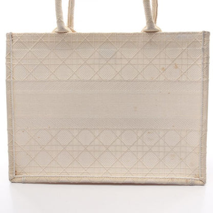Christian Dior Tote Bag BOOK TOTE Medium White Canvas Book Tote Medium Ladies
