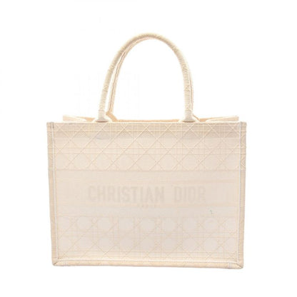 Christian Dior Tote Bag BOOK TOTE Medium White Canvas Book Tote Medium Ladies