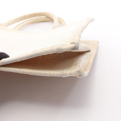 Christian Dior Tote Bag BOOK TOTE Medium White Canvas Book Tote Medium Ladies