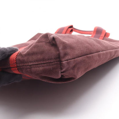 Hermes Tote Bag Fourre Tout Cabas Bordeaux Canvas Fourre Tout Cabas Women's