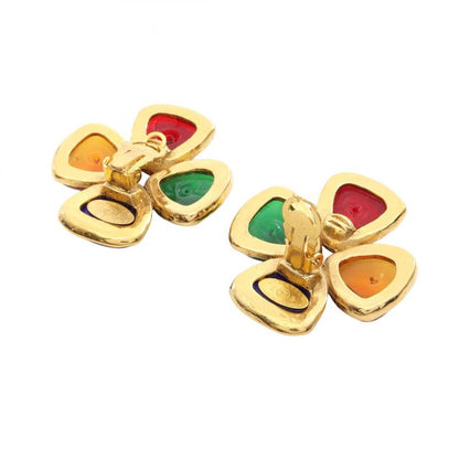 Chanel Earring GP (gold Plated) Earring Women's Used A