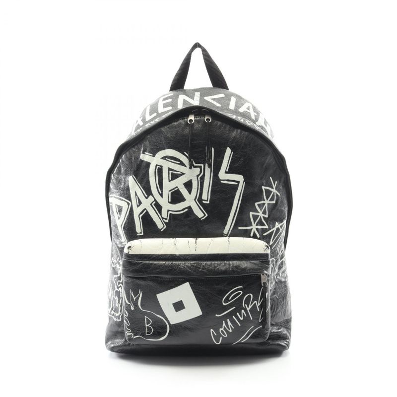 Balenciaga Backpack Sac Backpack Explorer Graffiti 456587 Leather Graffiti