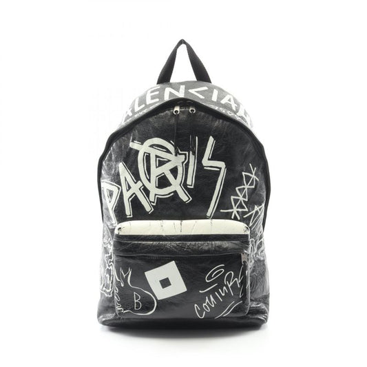 Balenciaga Backpack Sac Backpack Explorer Graffiti 456587 Leather Graffiti