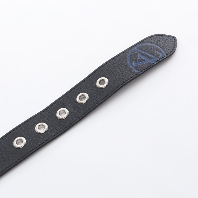 Louis Vuitton Belt Suntulle Voyageur M0044 Leather Belt Men's Used A