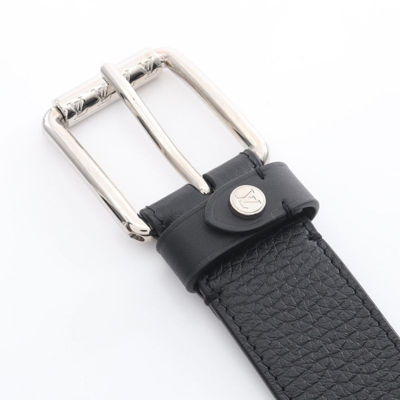 Louis Vuitton Belt Suntulle Voyageur M0044 Leather Belt Men's Used A