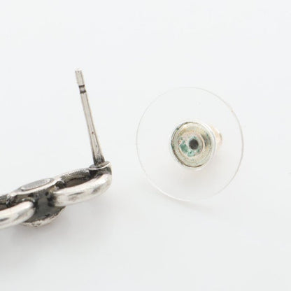 Chanel Earrings Coco Mark Stainless Steel Earrings Women's Used A