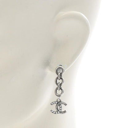 Chanel Earrings Coco Mark Stainless Steel Earrings Women's Used A