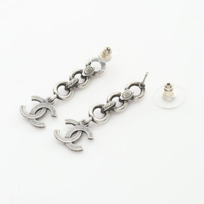 Chanel Earrings Coco Mark Stainless Steel Earrings Women's Used A