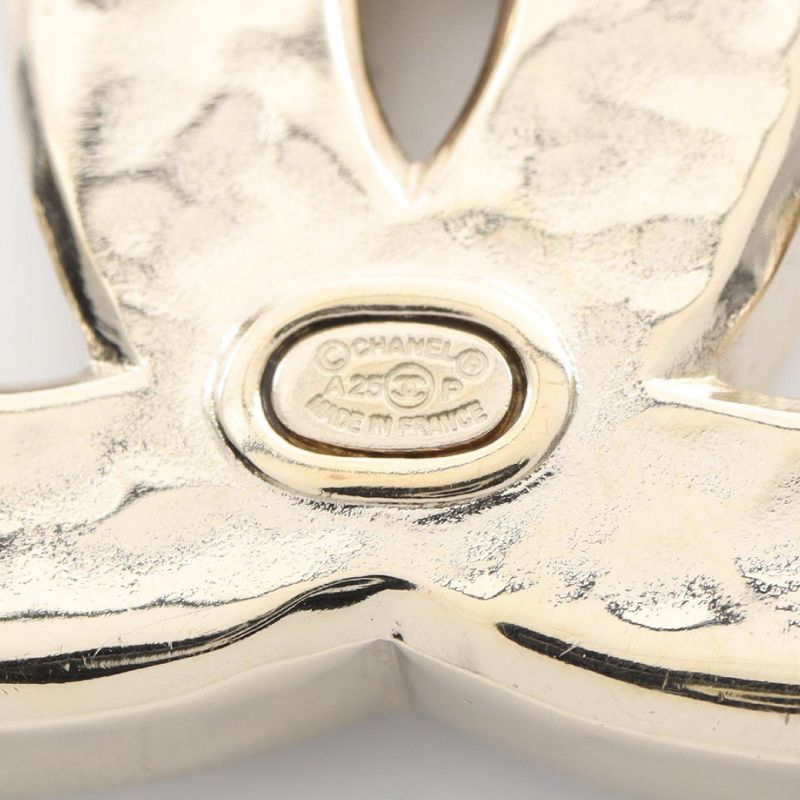 Chanel Brooch Coco Mark GP (gold Plated) Brooch Ladies Used A