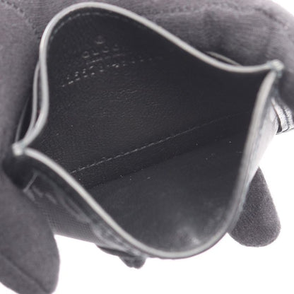 Gucci Card Case Off The Grid GG Pattern 625578 Black Canvas Leather Econyl Card