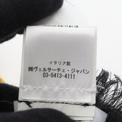 Versace Shawl Wool Silk Scarf Women's Used A