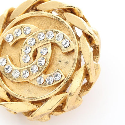 Chanel Earring Coco Mark GP (gold Plated) Earring Ladies Used B