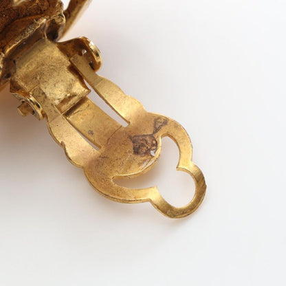 Chanel Earring Coco Mark GP (gold Plated) Earring Ladies Used B