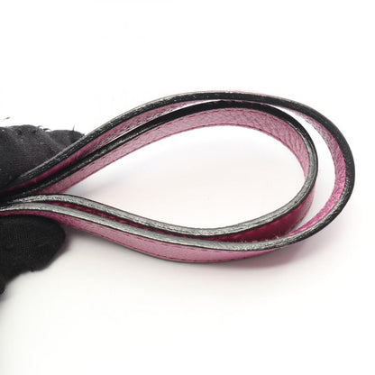 Celine Shoulder Bag Pink Purple Leather Shoulder Bag Ladies Used B