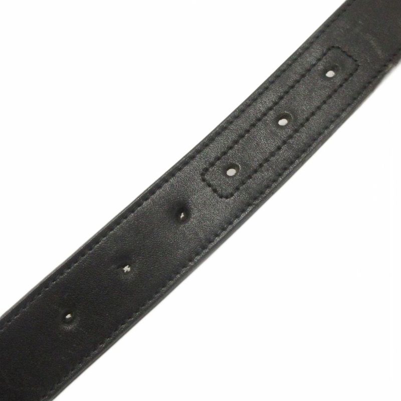 Gucci Interlocking GG Belt Leather Black • FF