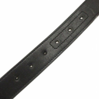 Gucci Interlocking GG Belt Leather Black • FF