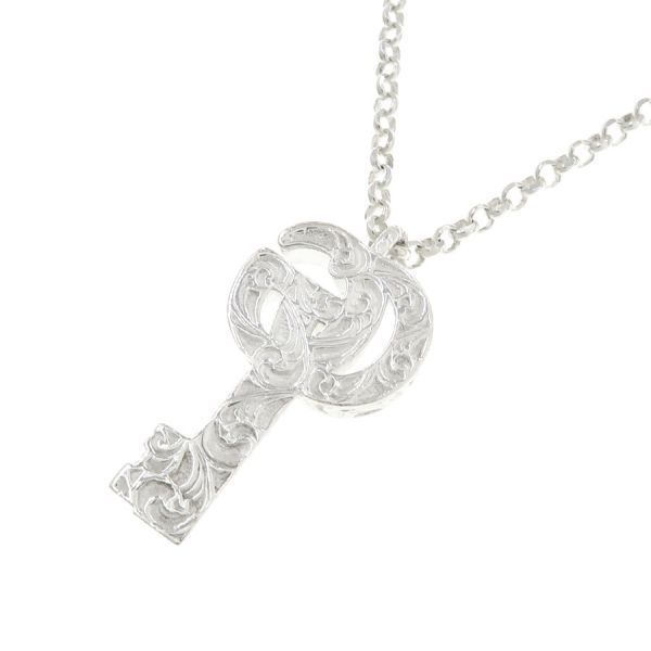 Gucci Arabesque Double G Key Necklace