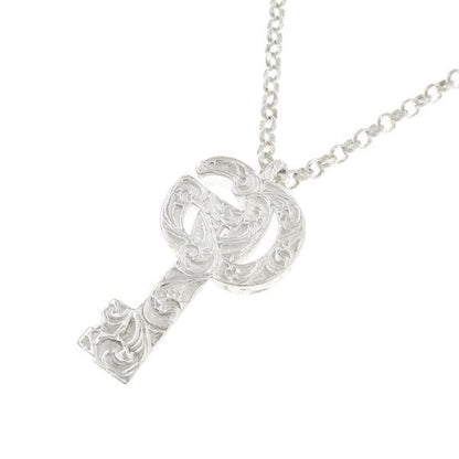 Gucci Arabesque Double G Key Necklace