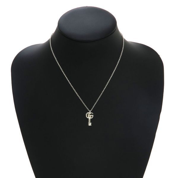 Gucci Arabesque Double G Key Necklace