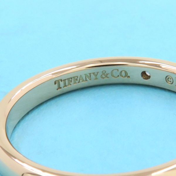 Tiffany & Co Stacking Band Ring 1P Diamond #15 []