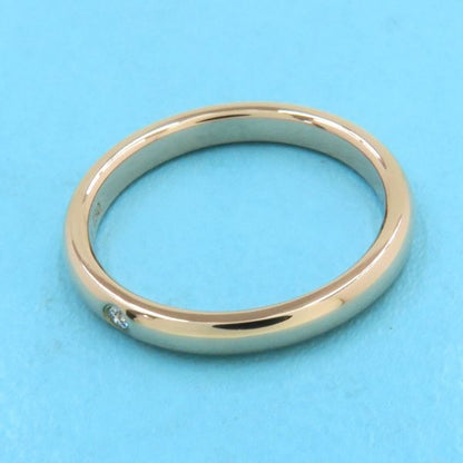 Tiffany & Co Stacking Band Ring 1P Diamond #15 []