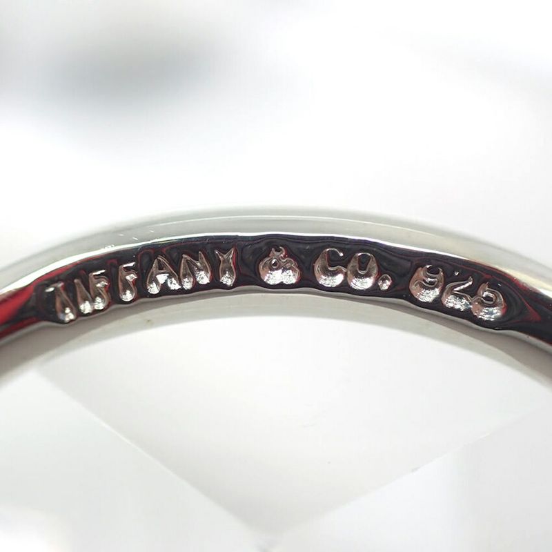 Tiffany & Co 925 Tiffany & Co Round Tag Key Ring J126-4