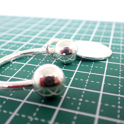 Tiffany & Co 925 Tiffany & Co Round Tag Key Ring J126-4