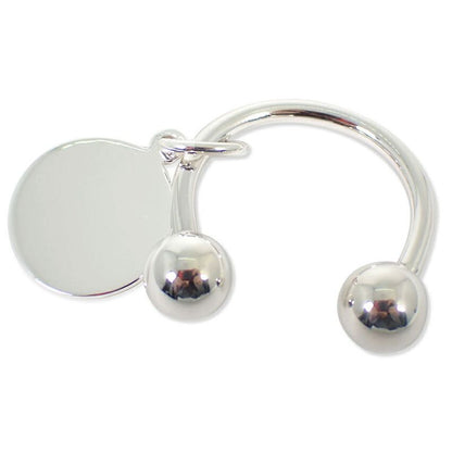 Tiffany & Co 925 Tiffany & Co Round Tag Key Ring J126-4