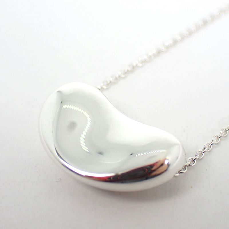 Tiffany & Co 925 Bean Pendant Necklace J126-3