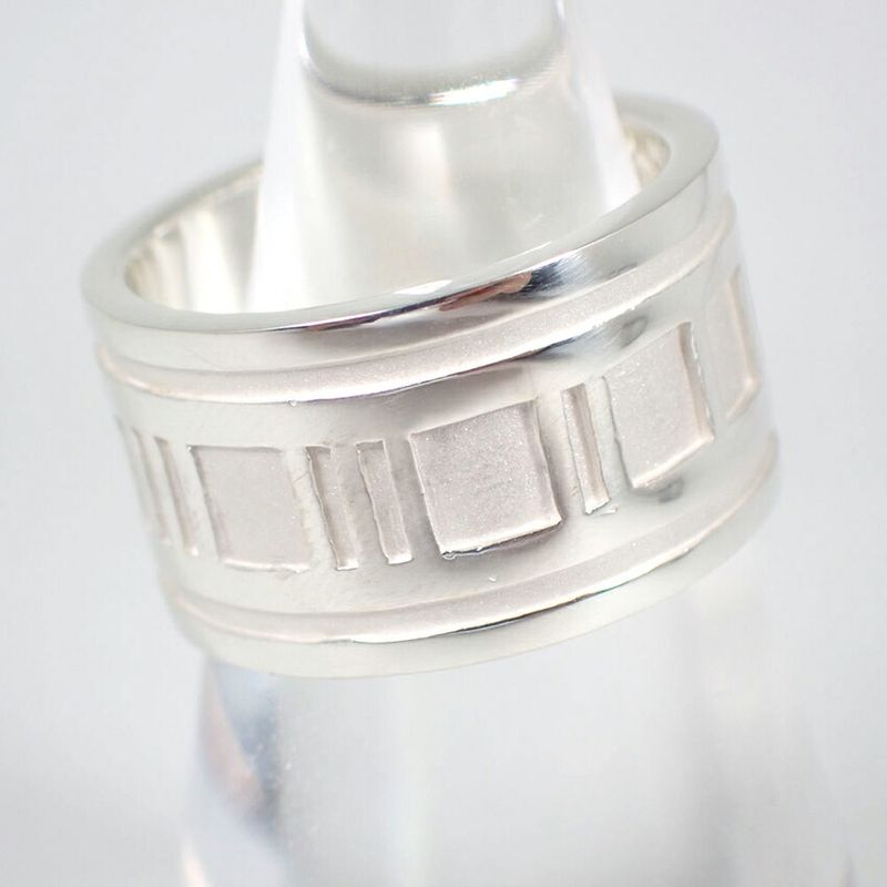 Tiffany & Co 925 Atlas Wide Ring No 13 J126-9