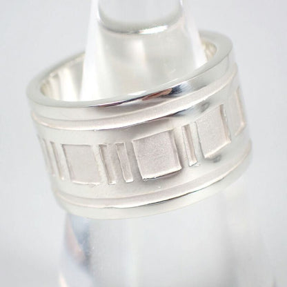 Tiffany & Co 925 Atlas Wide Ring No 13 J126-9