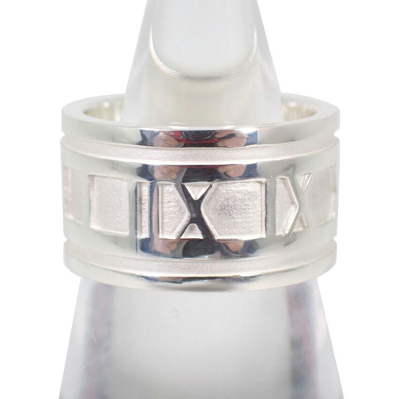 Tiffany & Co 925 Atlas Wide Ring No 13 J126-9