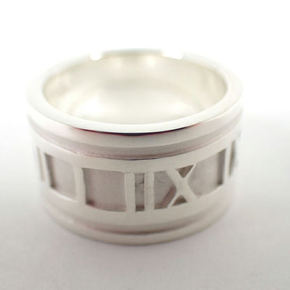 Tiffany & Co 925 Atlas Wide Ring No 13 J126-9