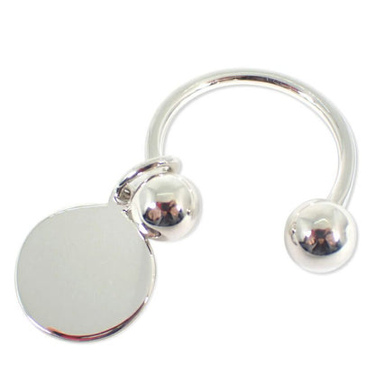 Tiffany & Co 925 Tiffany & Co Round Tag Key Ring J126-8
